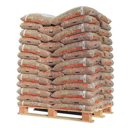 Granulés de bois – Palette de 65 sacs de 15 kg
