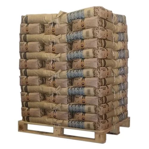 Granulés de bois 6 mm – Palette de 65 sacs de 15 kg