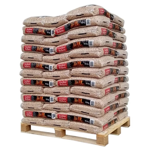 Granulés de bois Pellet Excellent 100 % résineux – Palette de 65 sacs de 15 kg